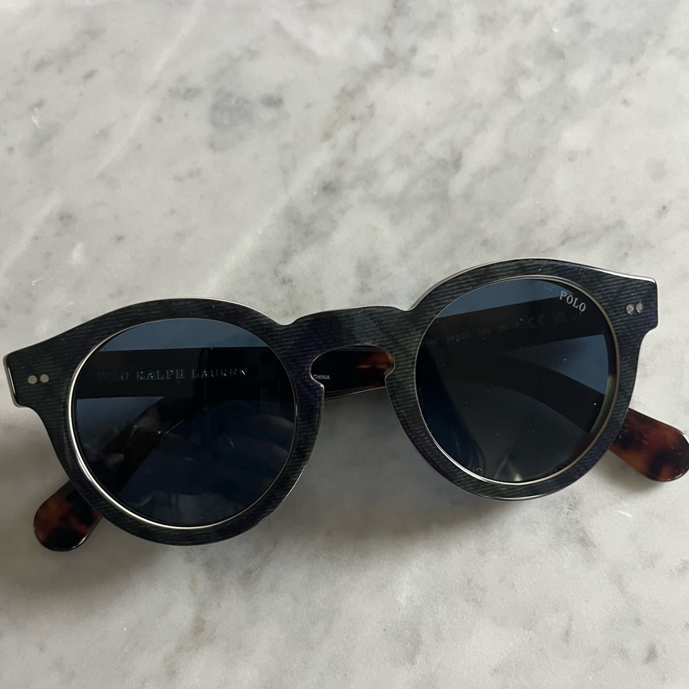 NIB Polo by Ralph Lauren Navy Sunglasses